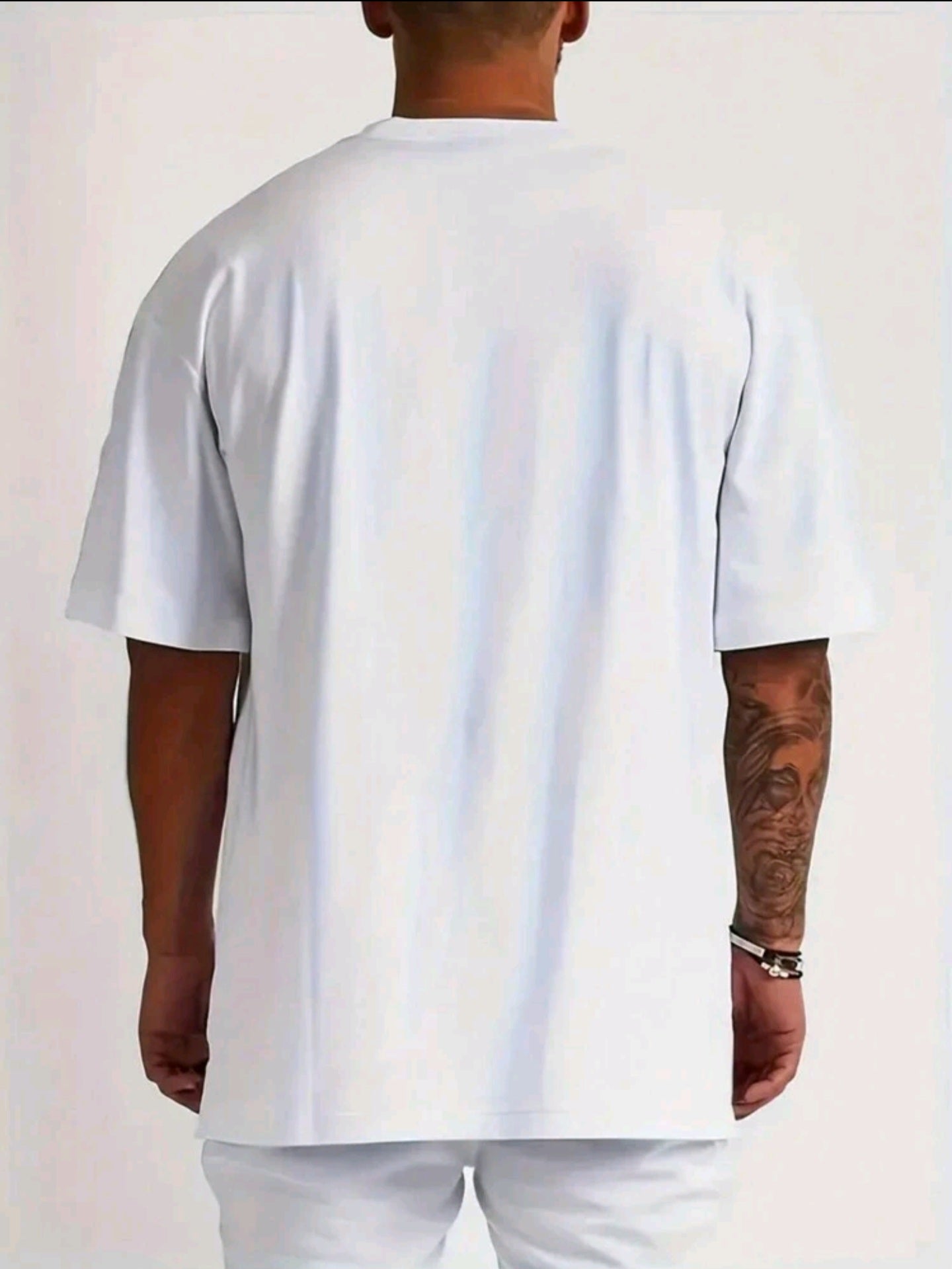 T-SHIRT (OVERSIZE) BIANCA O PERSONALIZZABILE DA UOMO