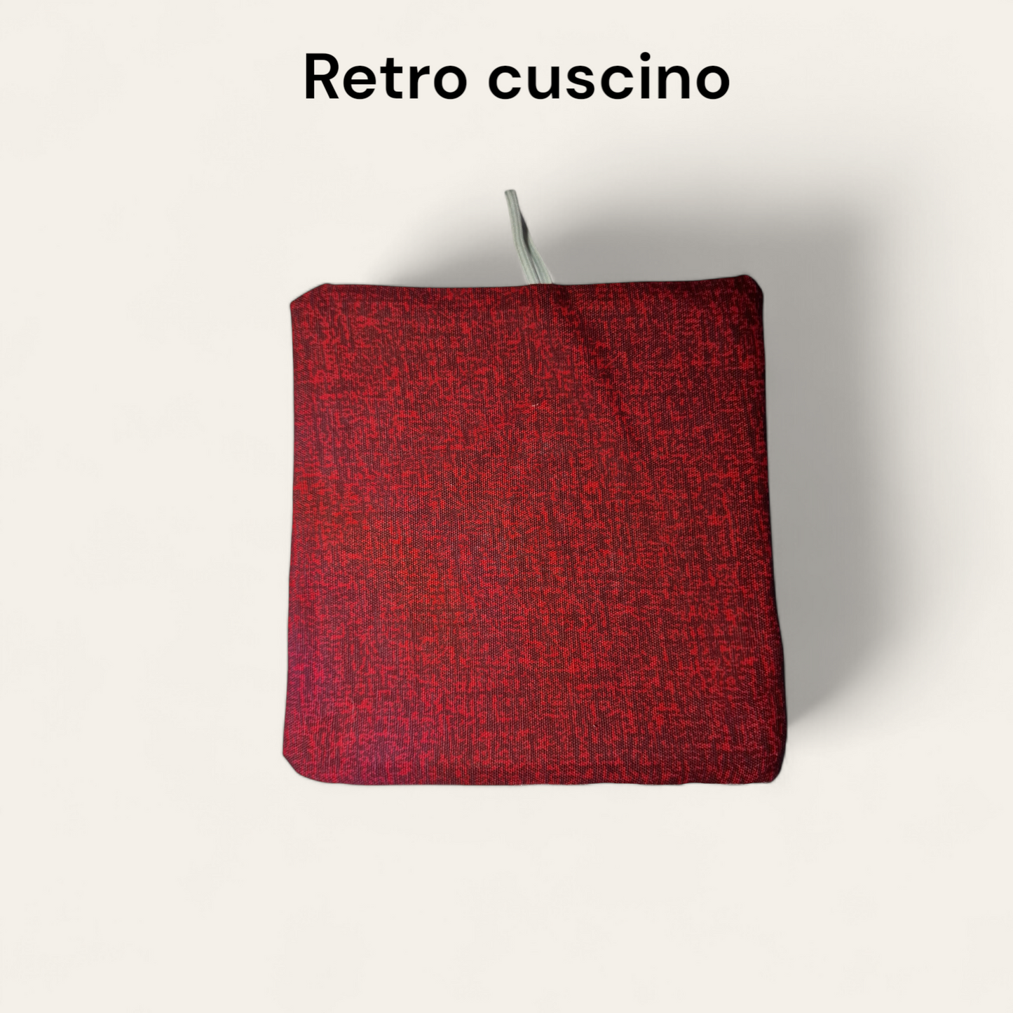 Cuscino quadrato 18x18cm in cotone personalizzabile