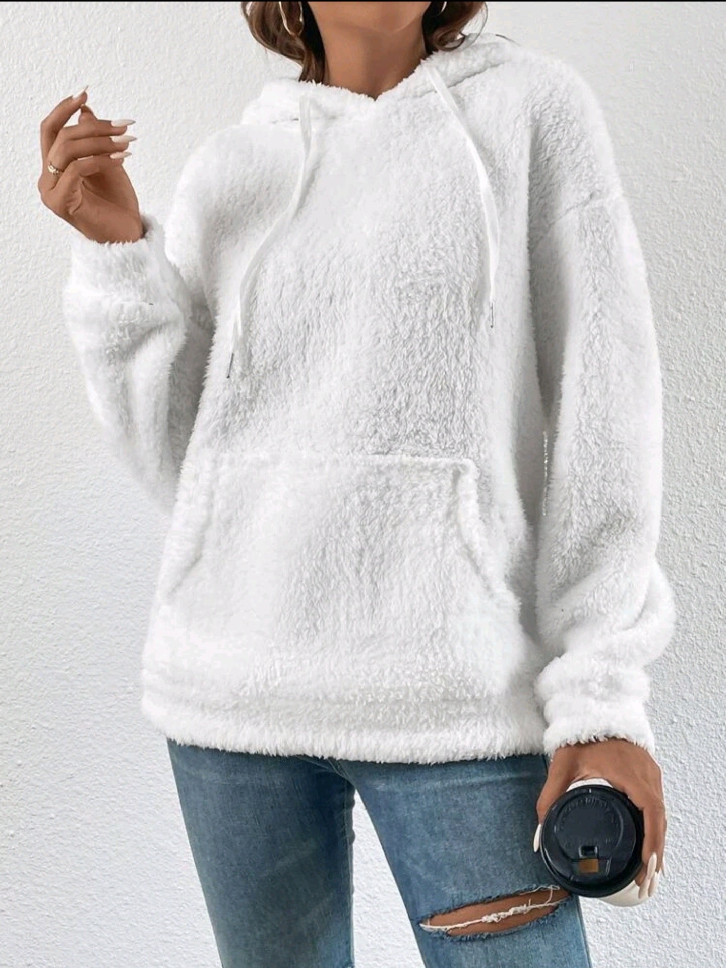 FELPA (TEDDY) BIANCA O PERSONALIZZABILE DONNA