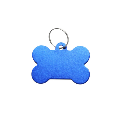 Targhetta in alluminio per animali 5x3cm personalizzabile