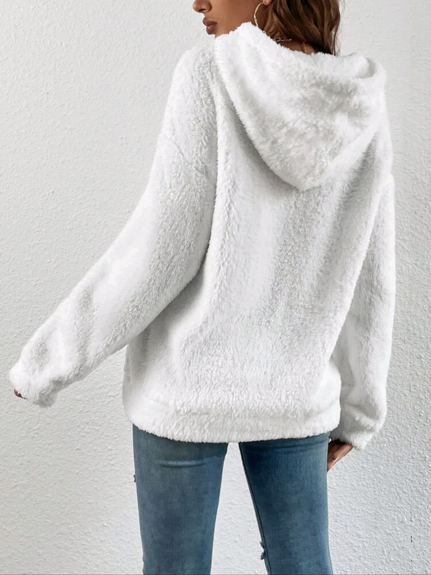 FELPA (TEDDY) BIANCA O PERSONALIZZABILE DONNA